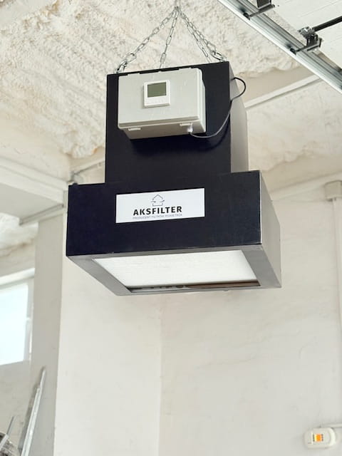 Filtrowentylator aksfilter
